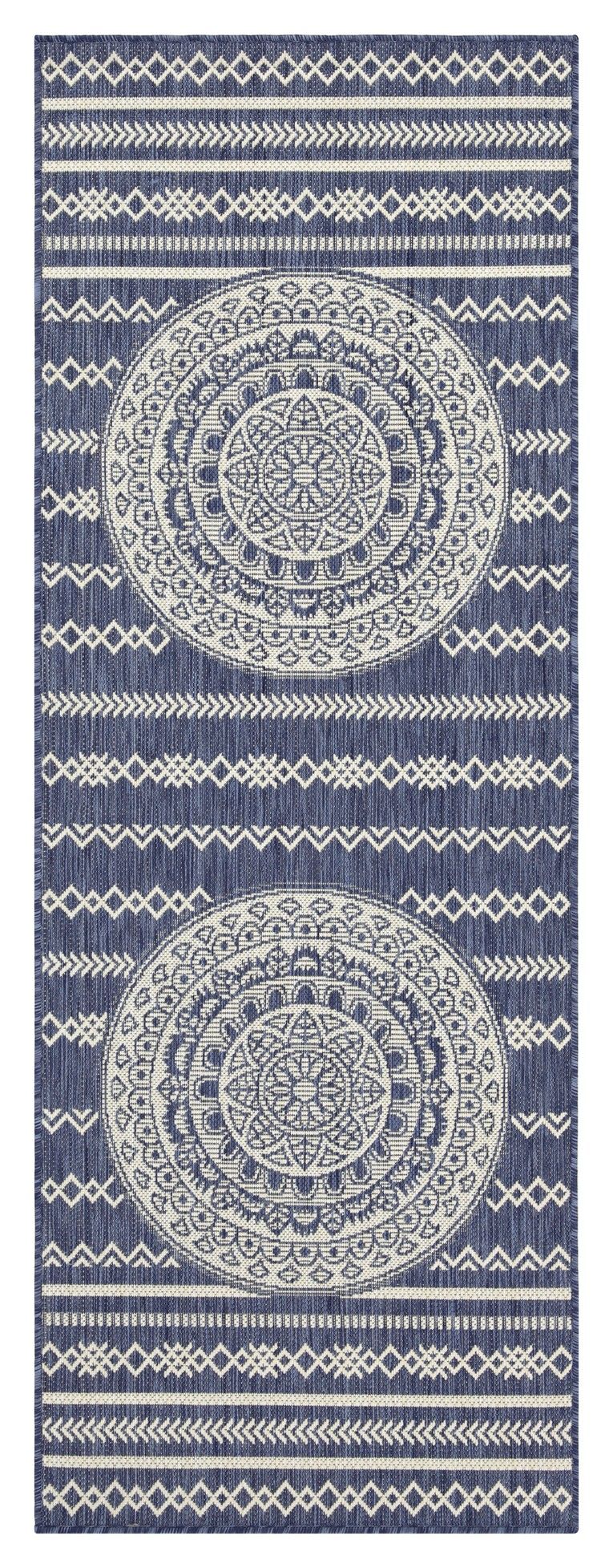 Sunshine - 2'7" X 7'3" Indoor / Outdoor Area Rug, Polypropylene