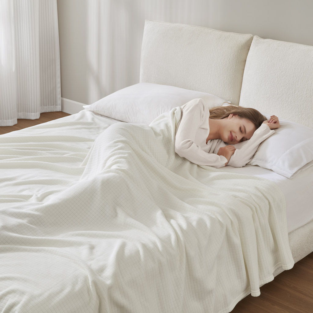 Microfleece - Blanket - Ivory