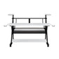 ACME Willow Music Desk, White & Black Finish OF00996