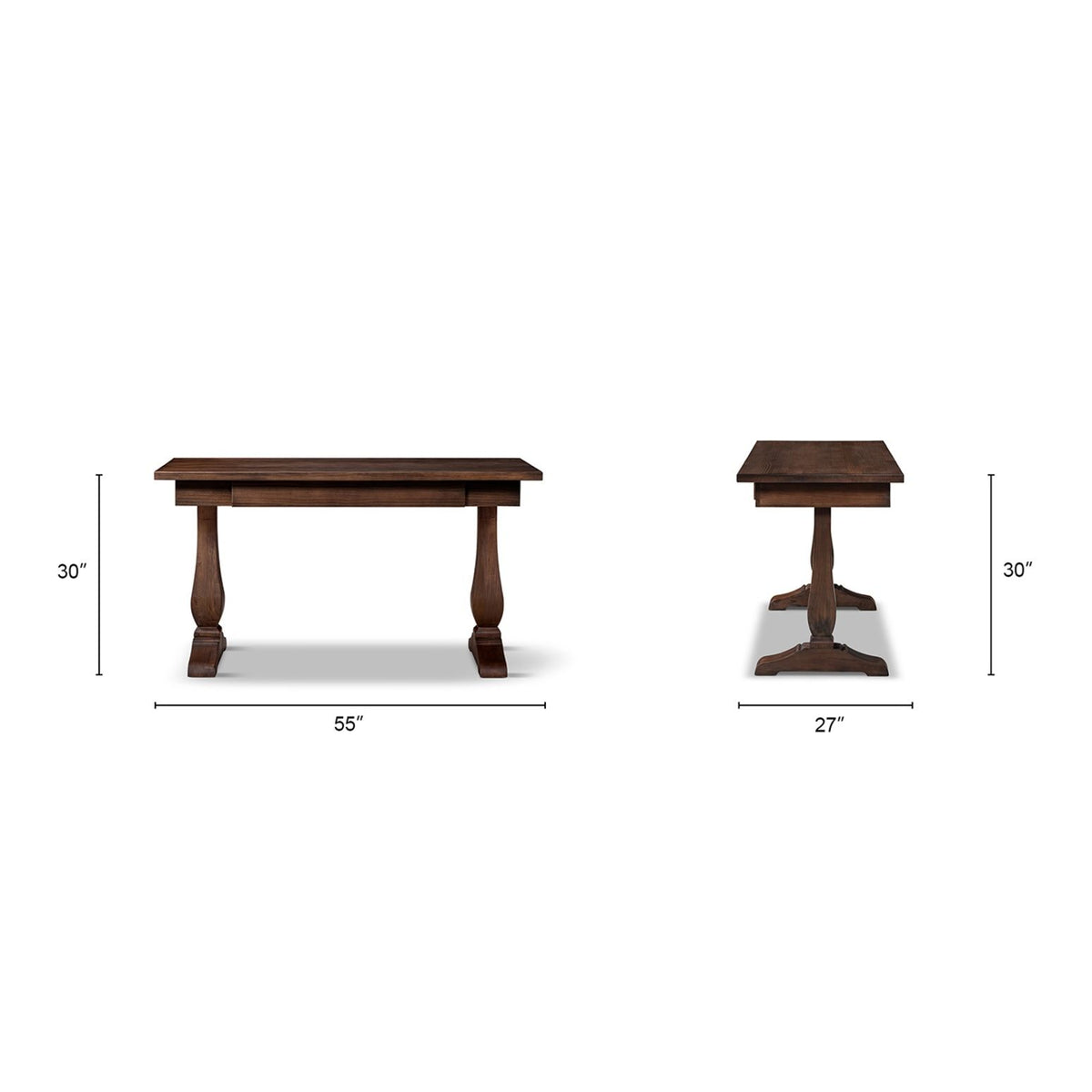 Whitmore - Writing Desk - Brown