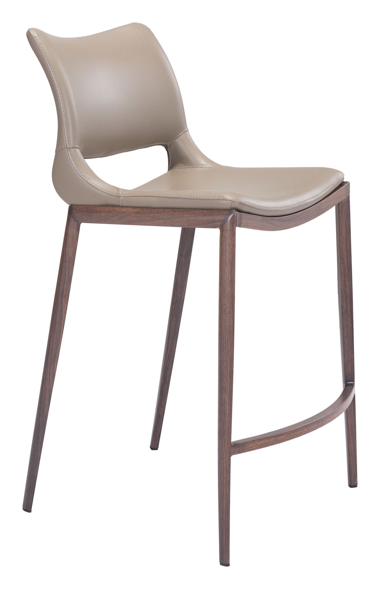 Ace - Counter Chair With Walnut Legs (Set of 2)
