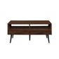 Contemporary 2-Drawer Low Coffee Table – Dark Walnut