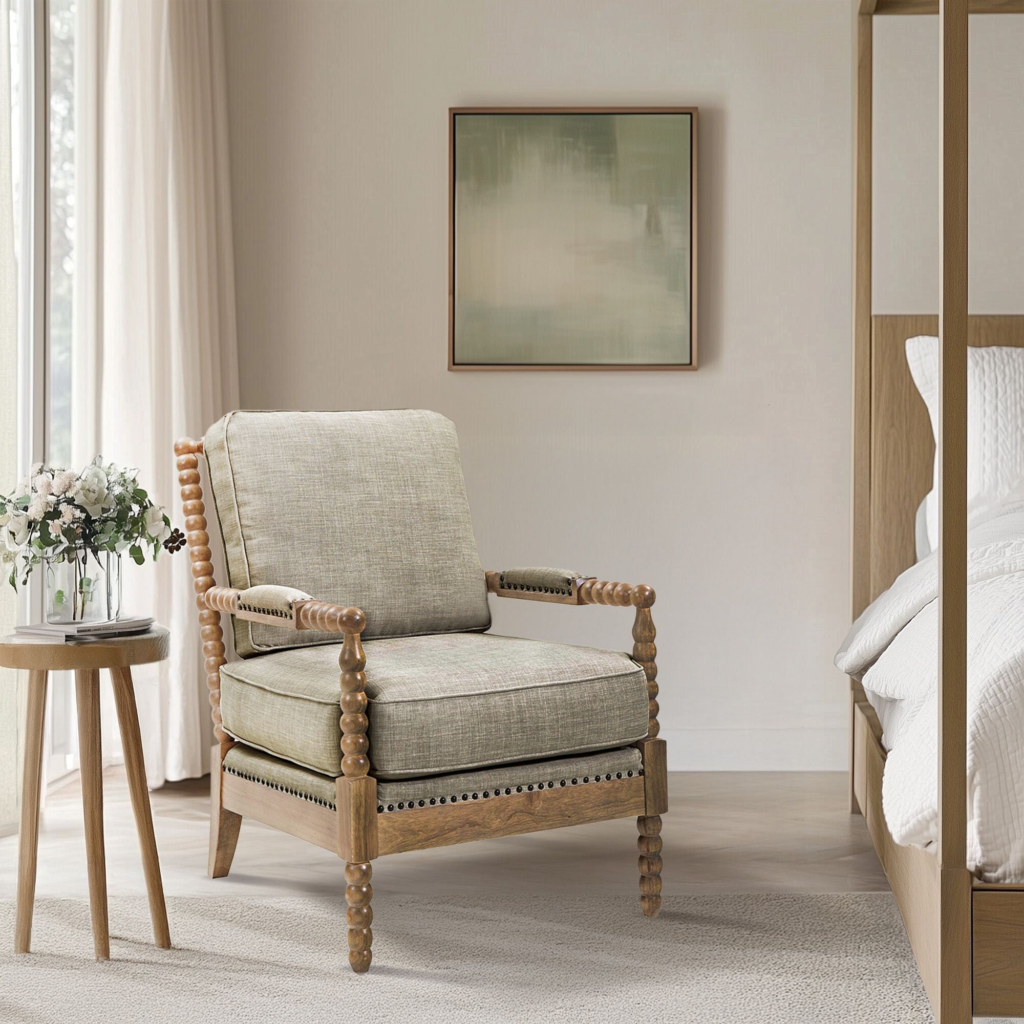 Donohue - Accent Chair - Light Gray