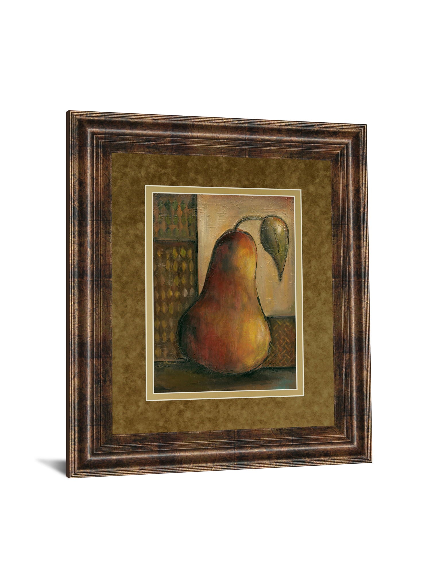 Peralicous I By Joyce Combs - Framed Print Wall Art - Light Brown