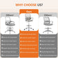 Sweetcrispy Ergonomic Drafting Chair Tall Standing Desk Office Chair