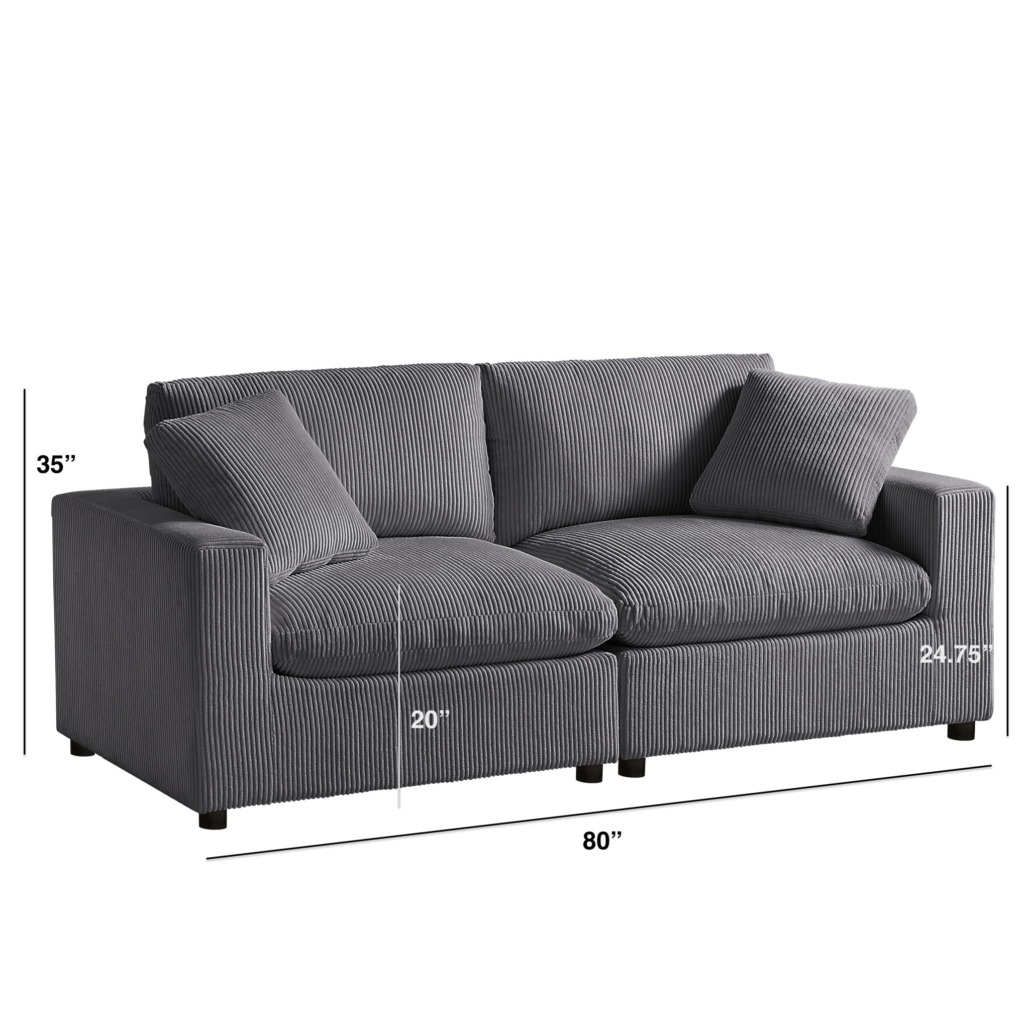 Chelsea - Modular 2 Piece Sofa