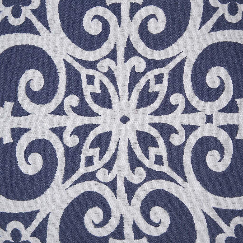 Kirby - Push Back Recliner - Navy Multi