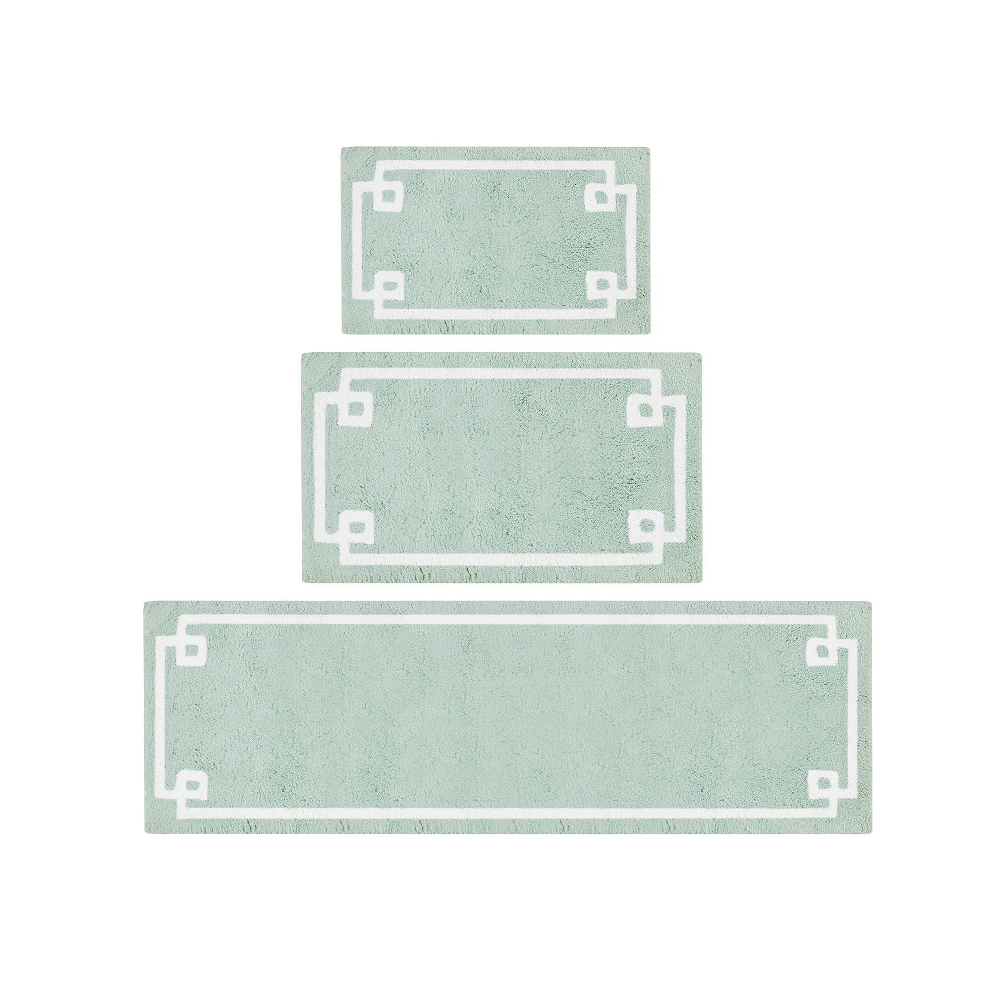 Evan - 24" x 40" Tufted Bath Rug - Seafoam