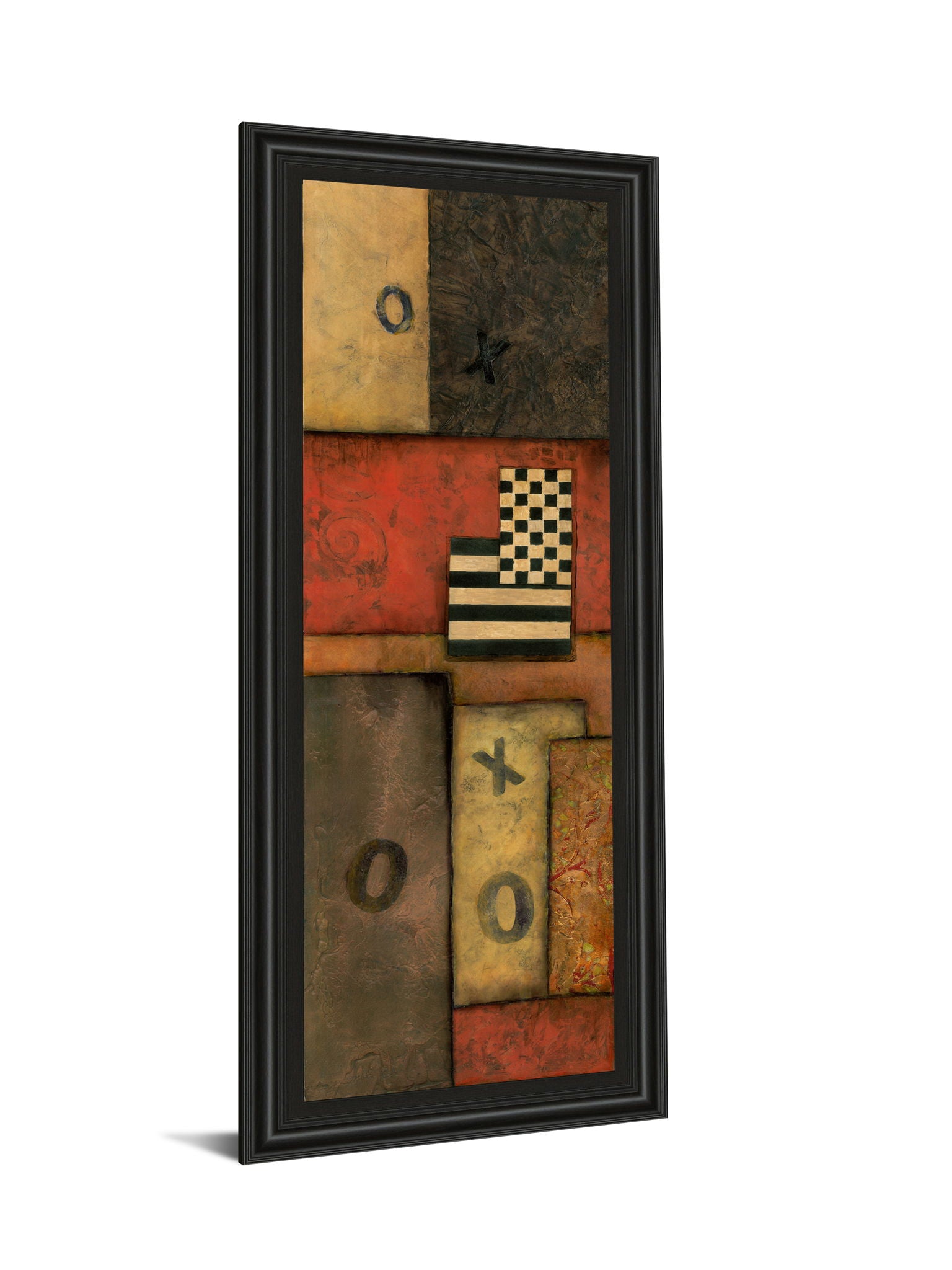 Right Move I By Norm Olson - Framed Print Wall Art - Light Brown