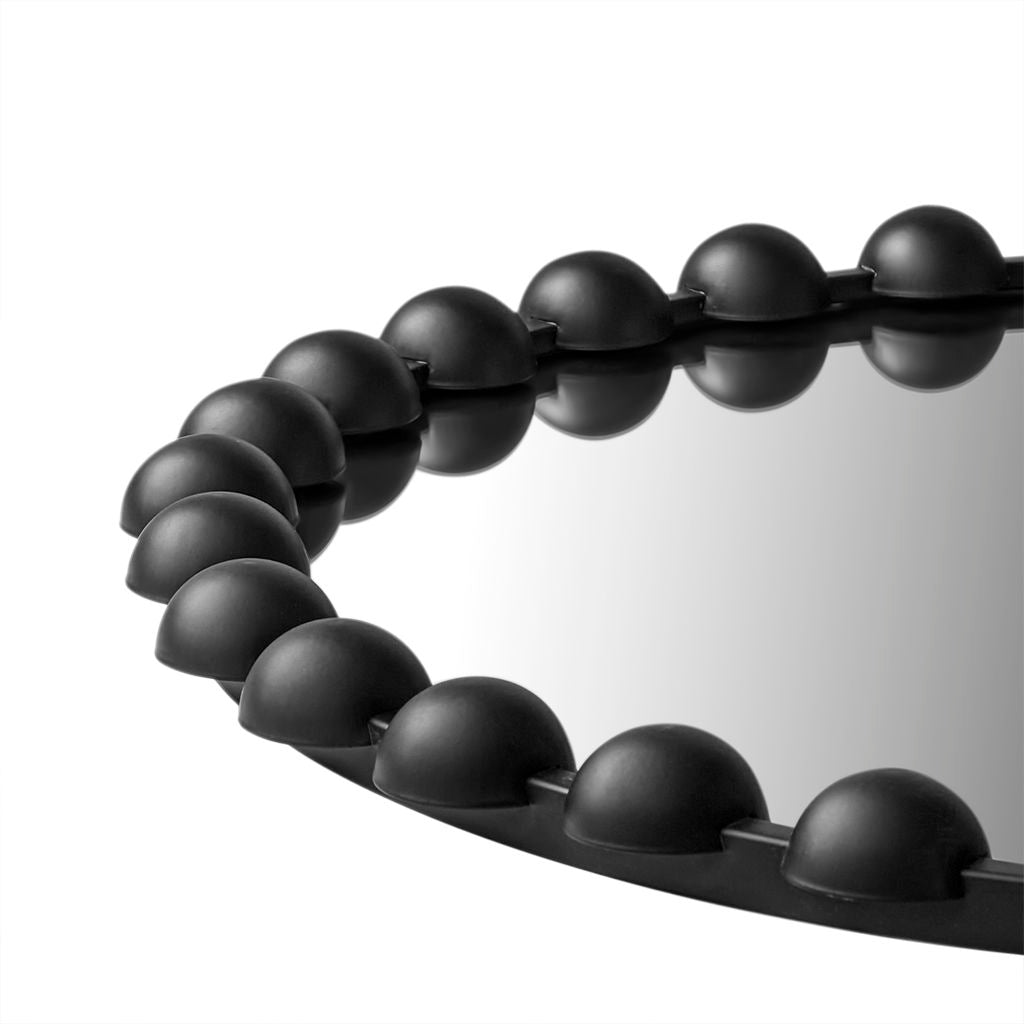 Marlowe - 27" Round Wall Decor Mirror - Black