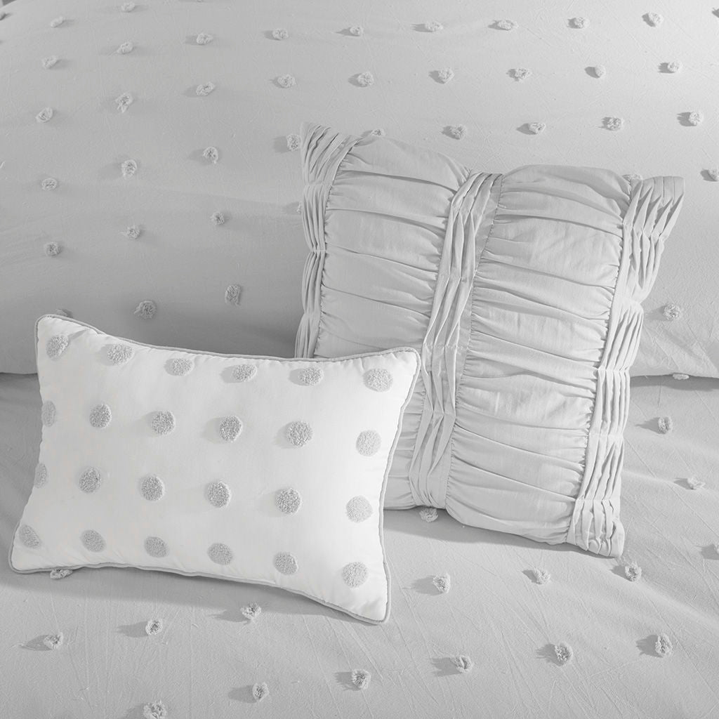 Brooklyn - King Comforter Set - Gray