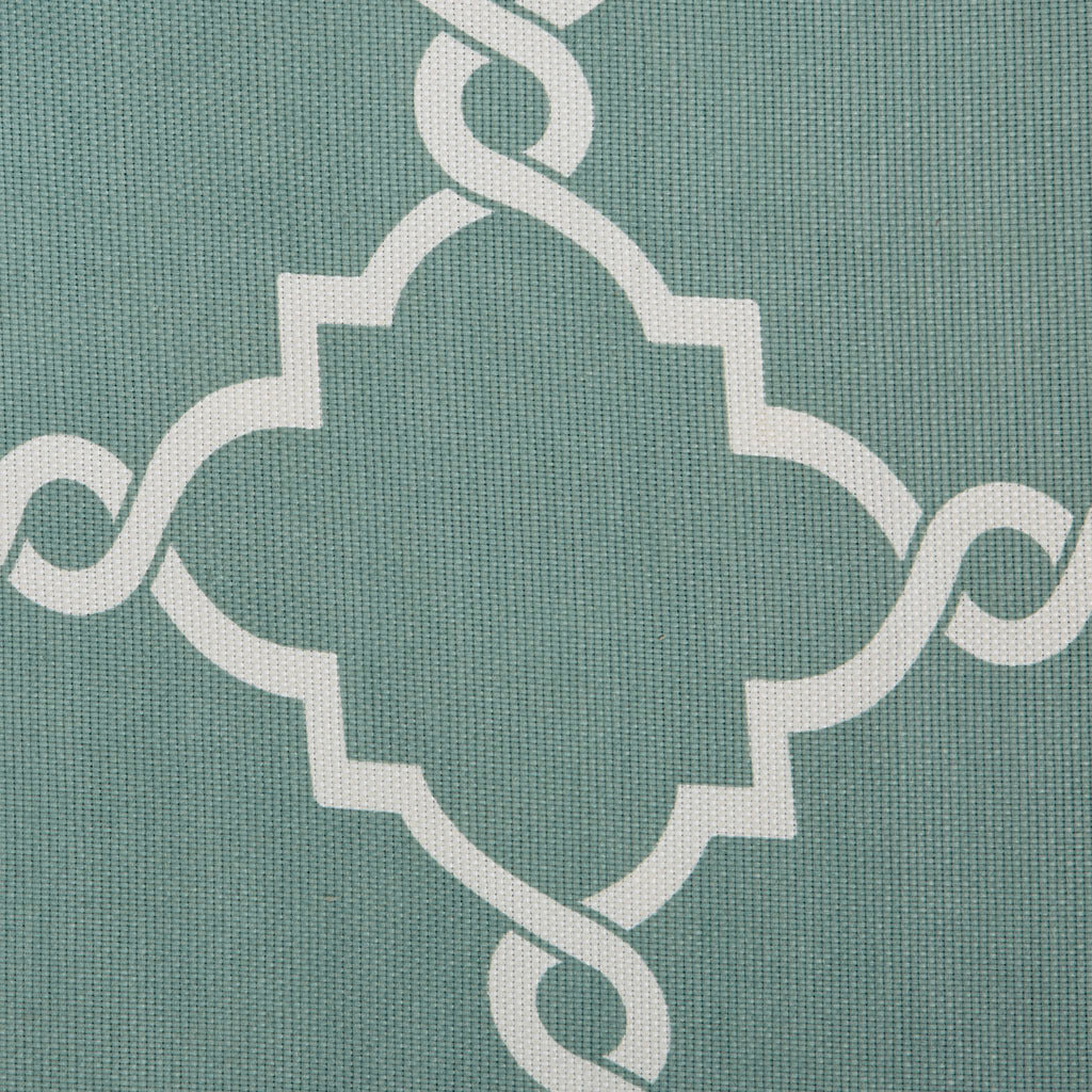 Fretwork Print Grommet Top Window Curtain Panel