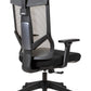 Executive office chair with headrest and 2D armrest, chase back function with 7 gears adjustment, tilt function max 128°,300lbs,Black mesh imported from Germany, BIFMA CERTIFICATED