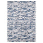 Milano Collection Nautical Navy Blue Woven Area Rug