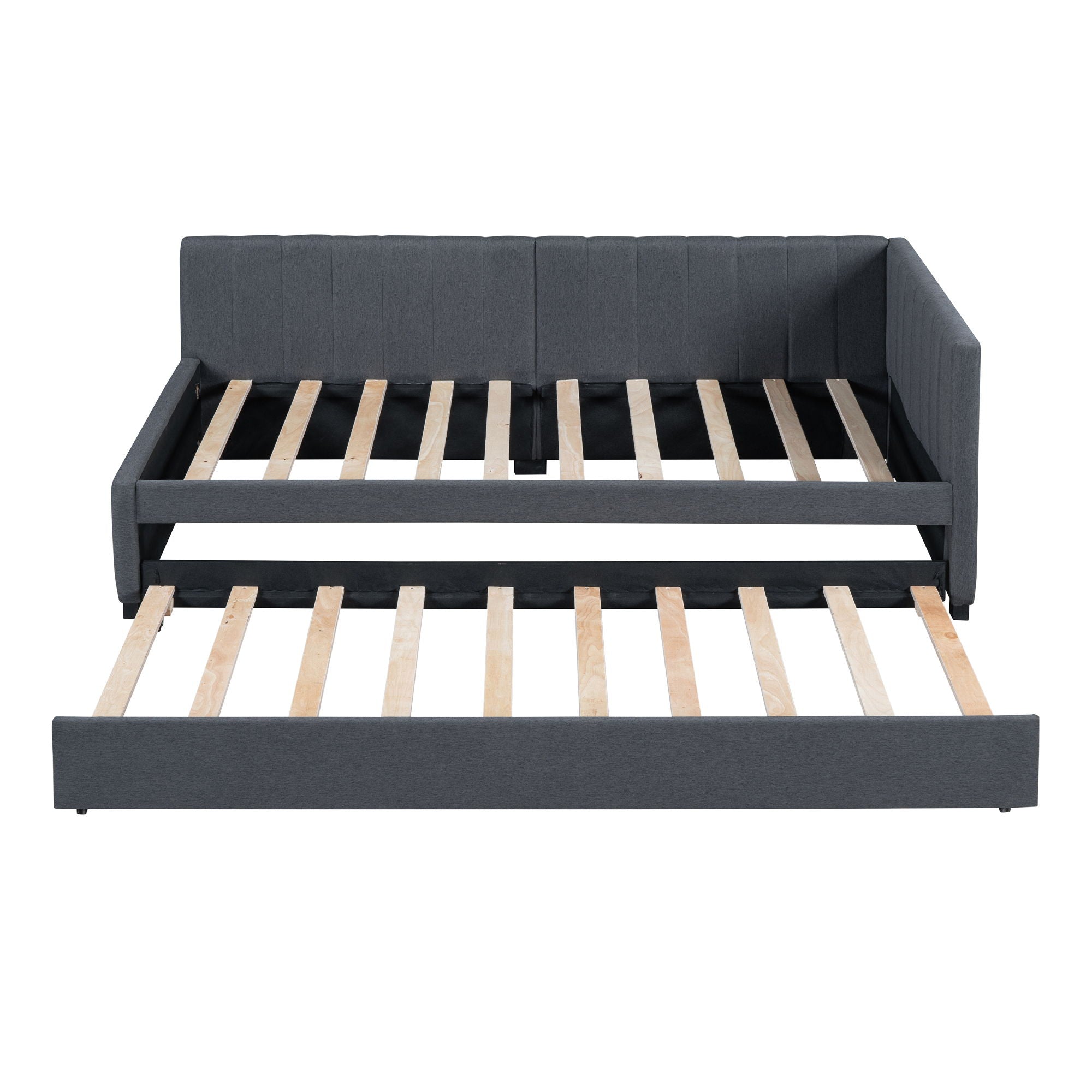 Upholstered Daybed, Sofa Bed Frame, No Box Spring Needed