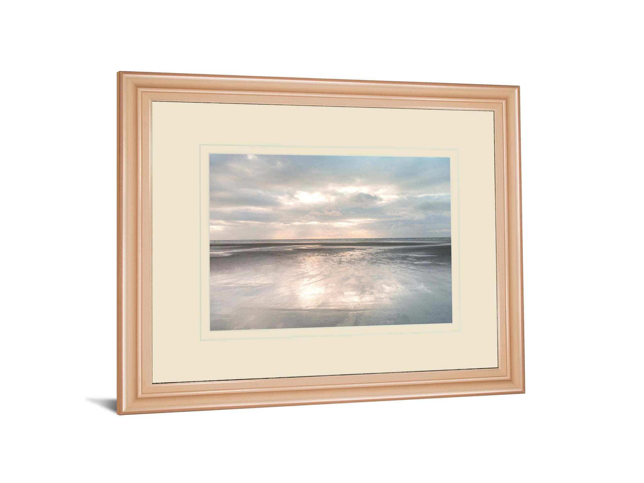 Silver Sands By Assaf Frank - Framed Print Wall Art - Beige