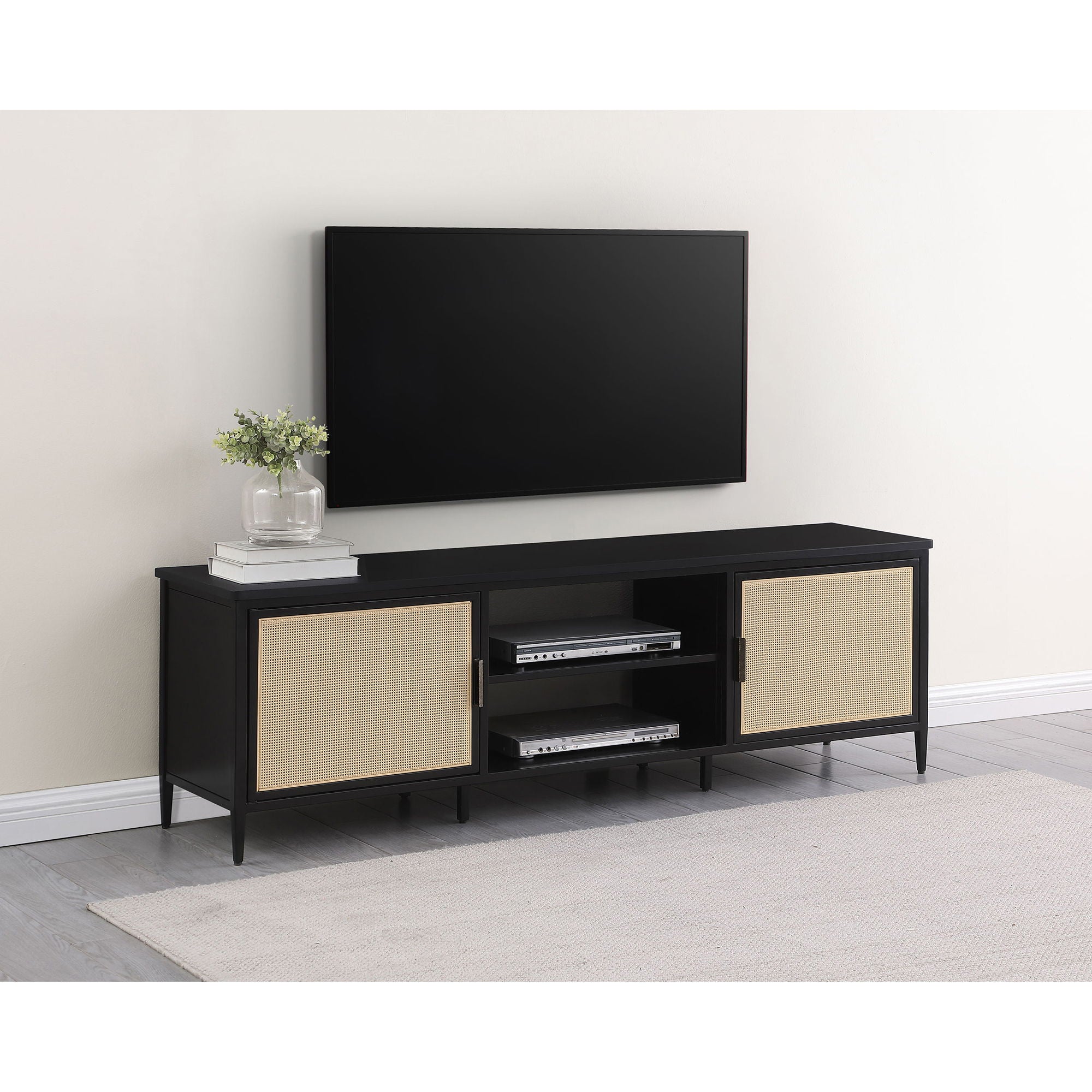 Kenneth - 2 Door TV Stand Doors - Black