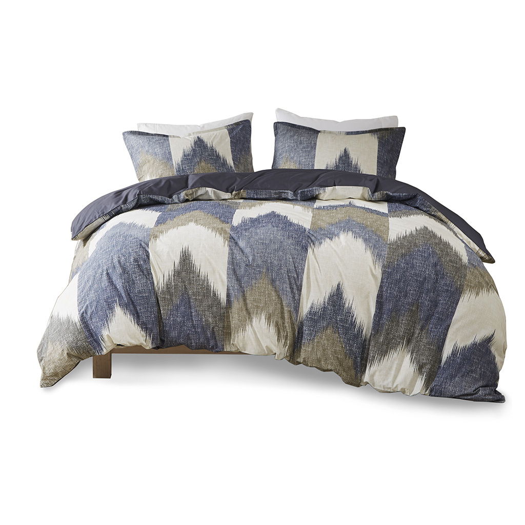 Alpine - 3 Piece Duvet Cover Mini Set - Navy