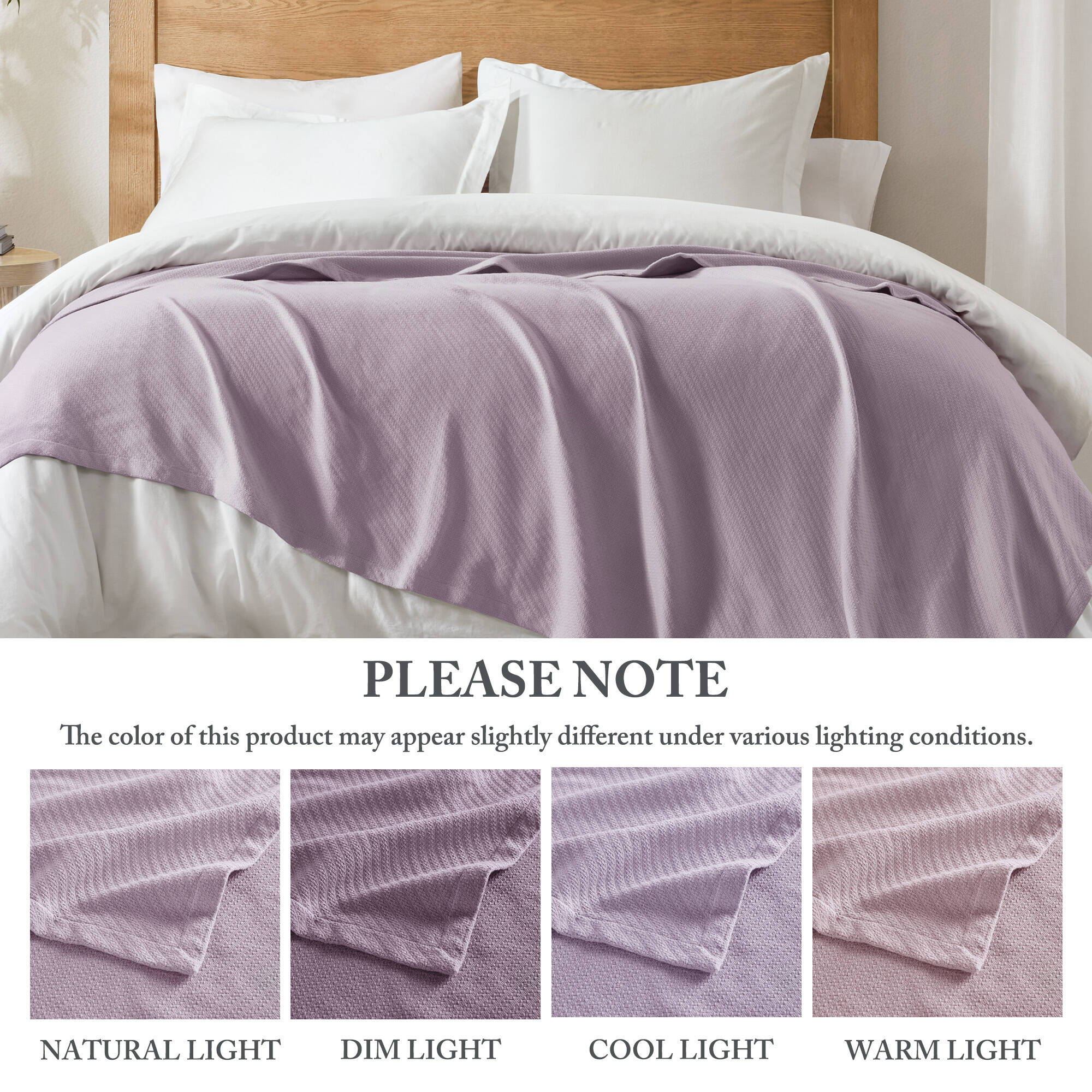 Liquid Cotton - King Blanket - Lilac