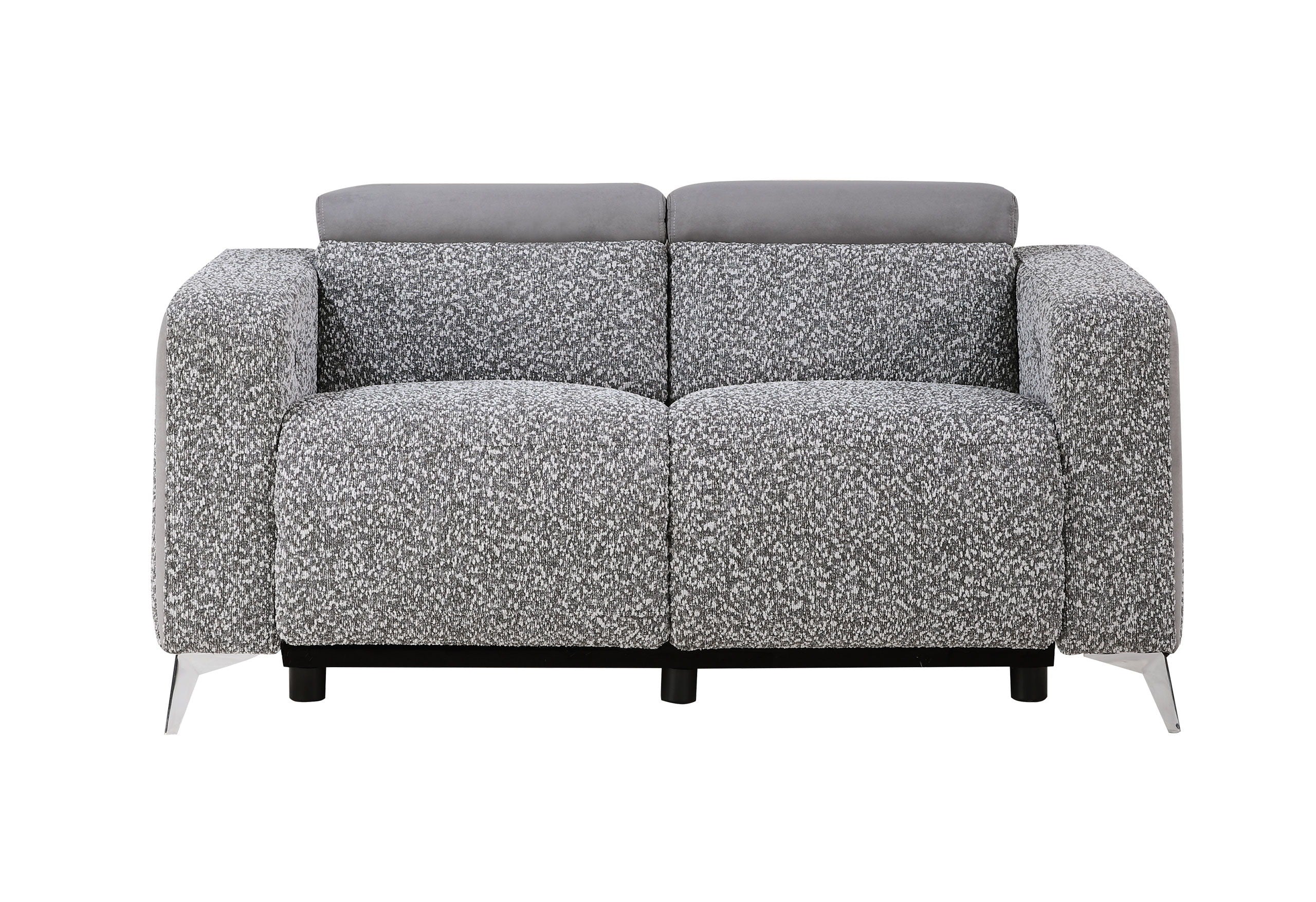 U8521 - 36 Power Reclining Loveseat - Taupe / Dark Gray