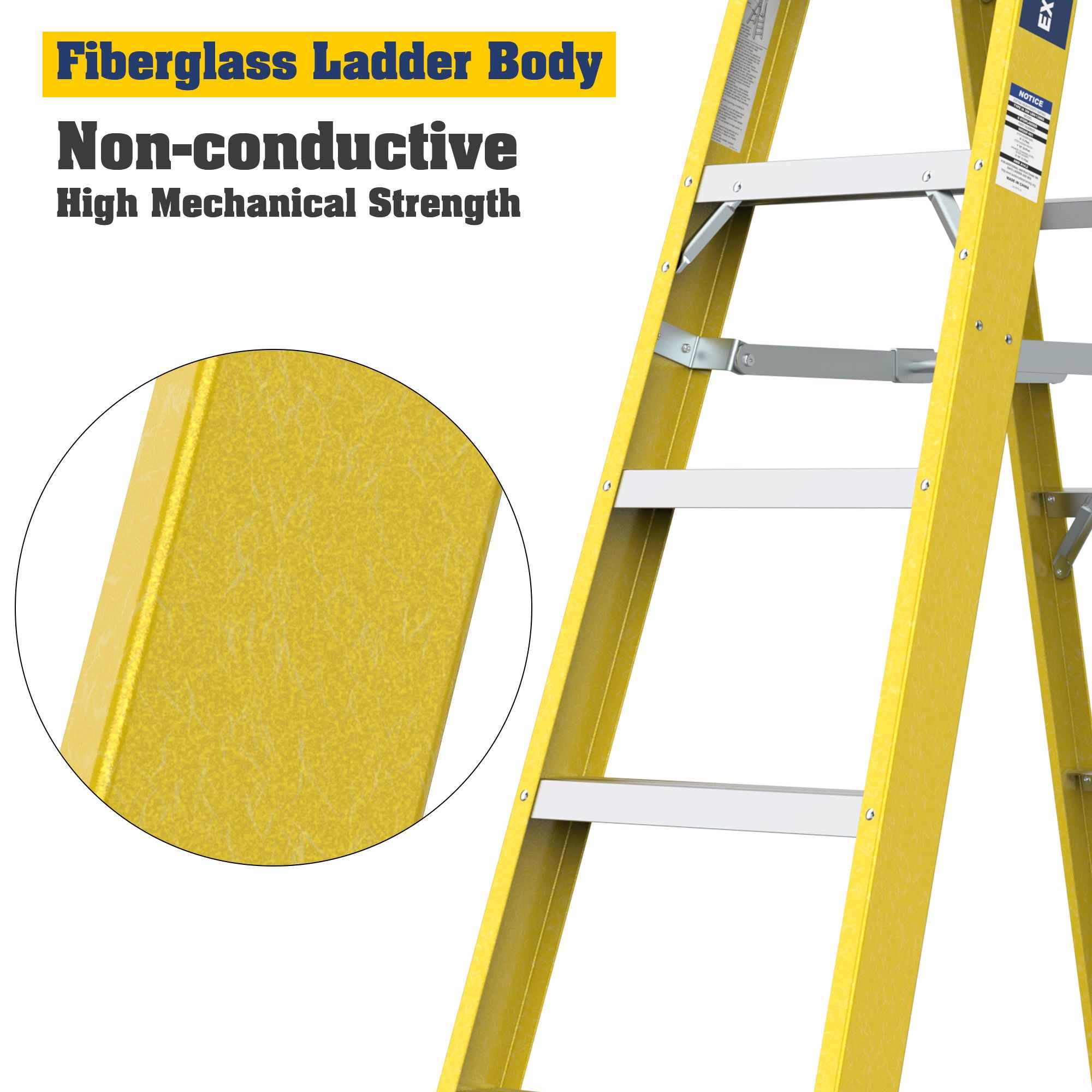 High Quality Fibreglass Step Ladder