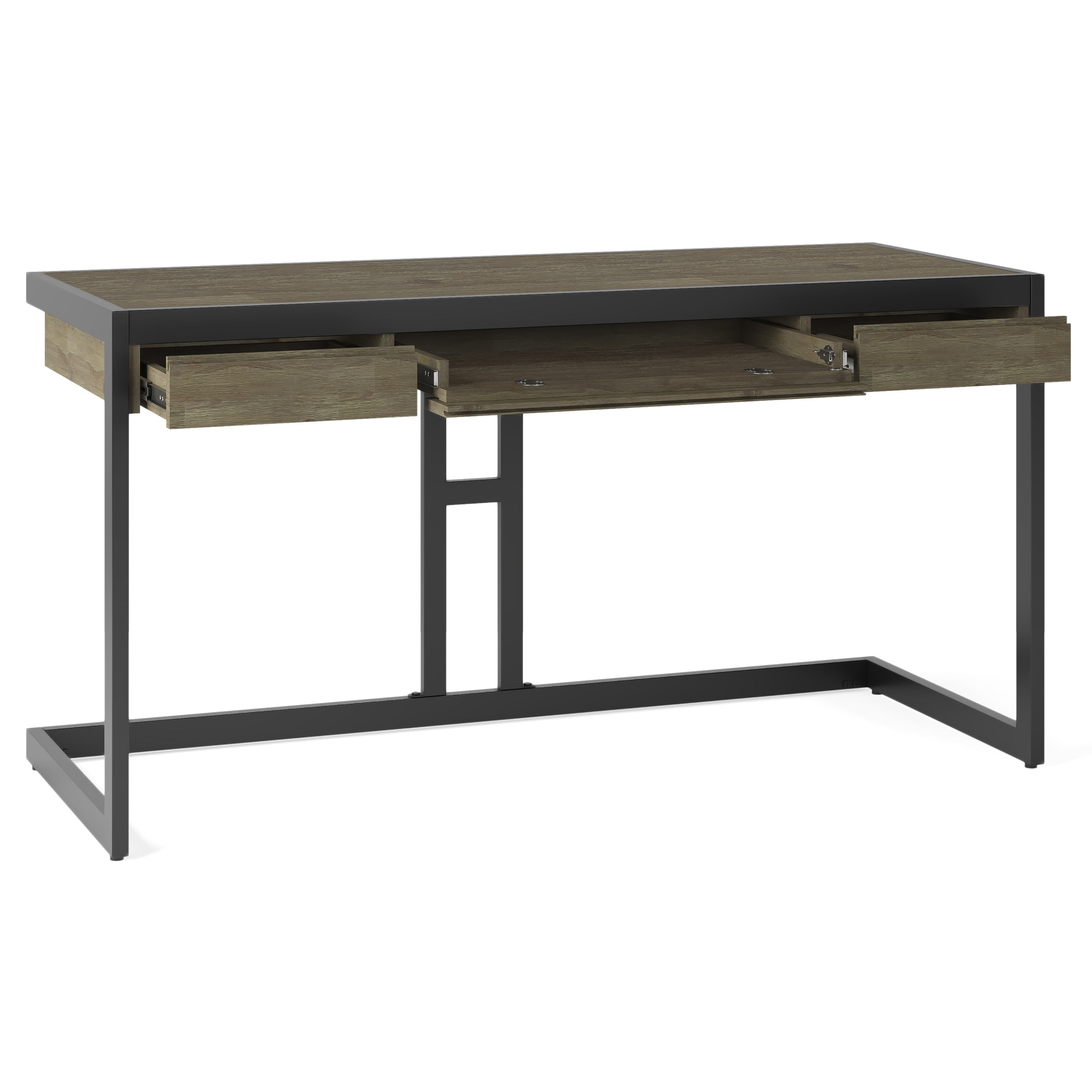 Erina - Desk - Distressed Grey