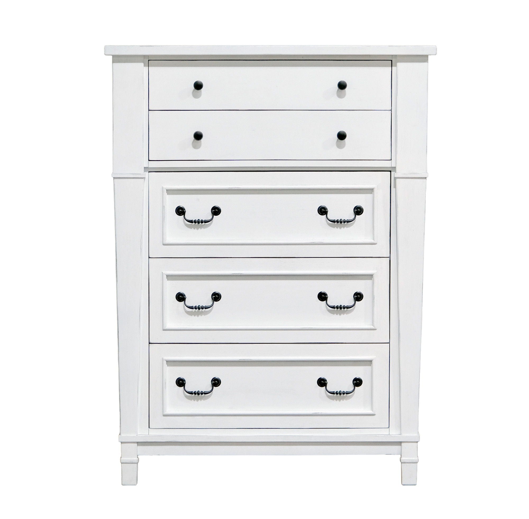 Coastal 5 Drawer Chest - White