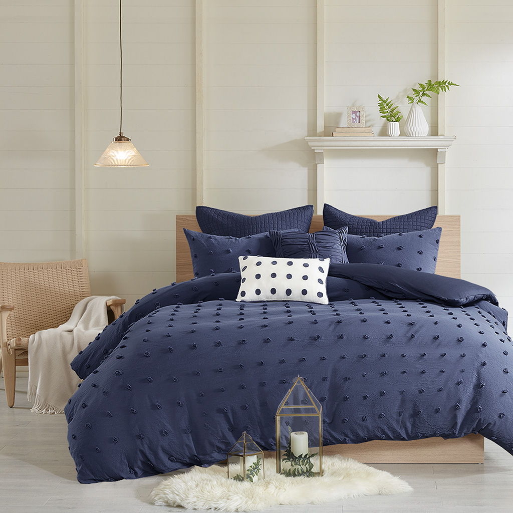 Brooklyn - King Comforter Set - Indigo Blue