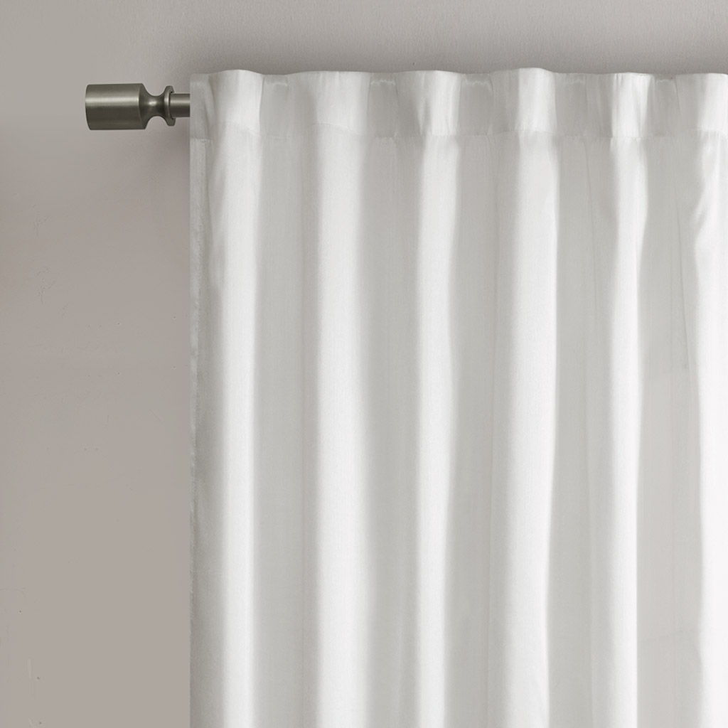 Andora - 84" Window Curtain - White