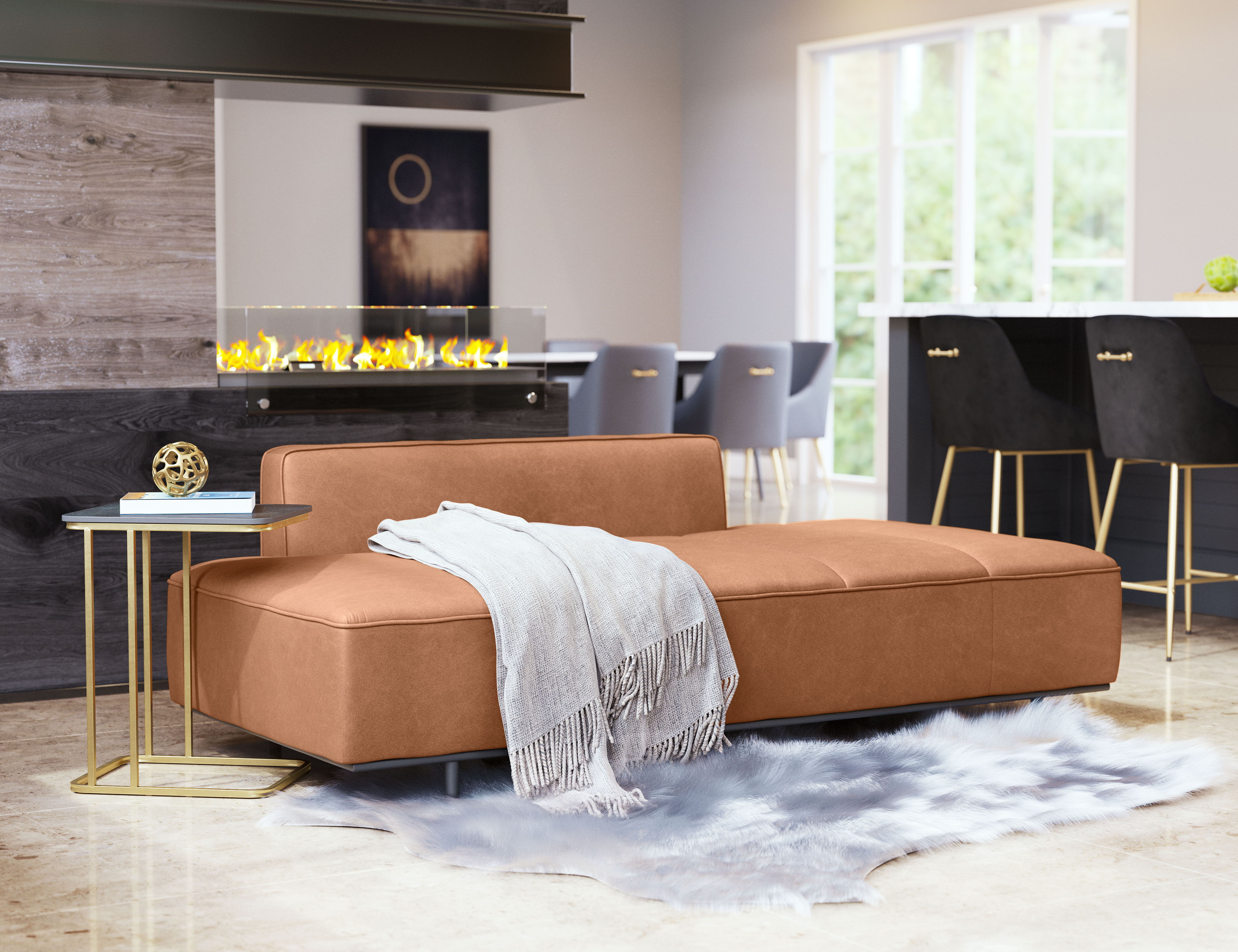 Confection - Sofa - Brown