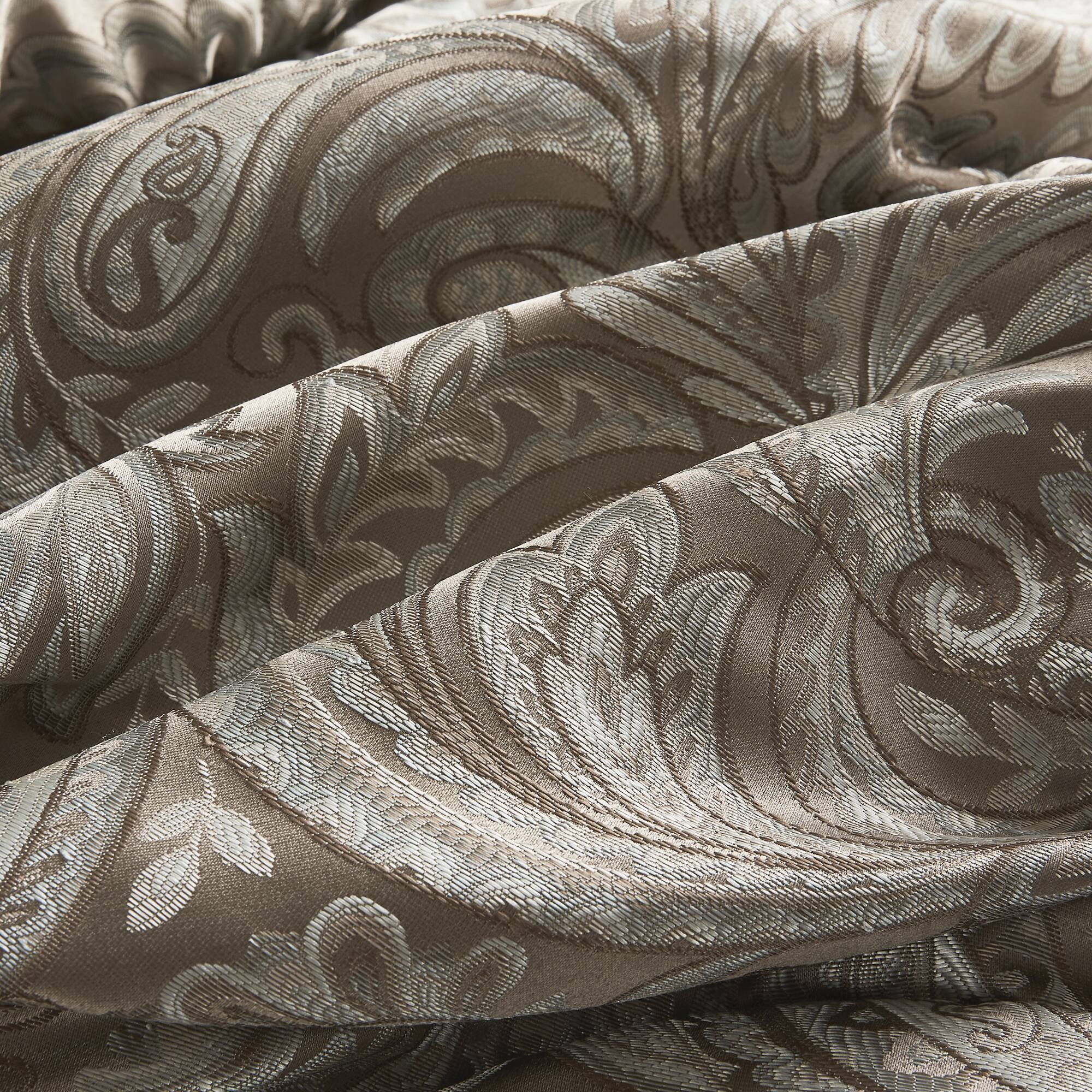 Aubrey - Queen 12 Piece Complete Bed Set - Blue / Brown