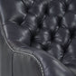 Lance Full Genuine Leather Swivel Chair