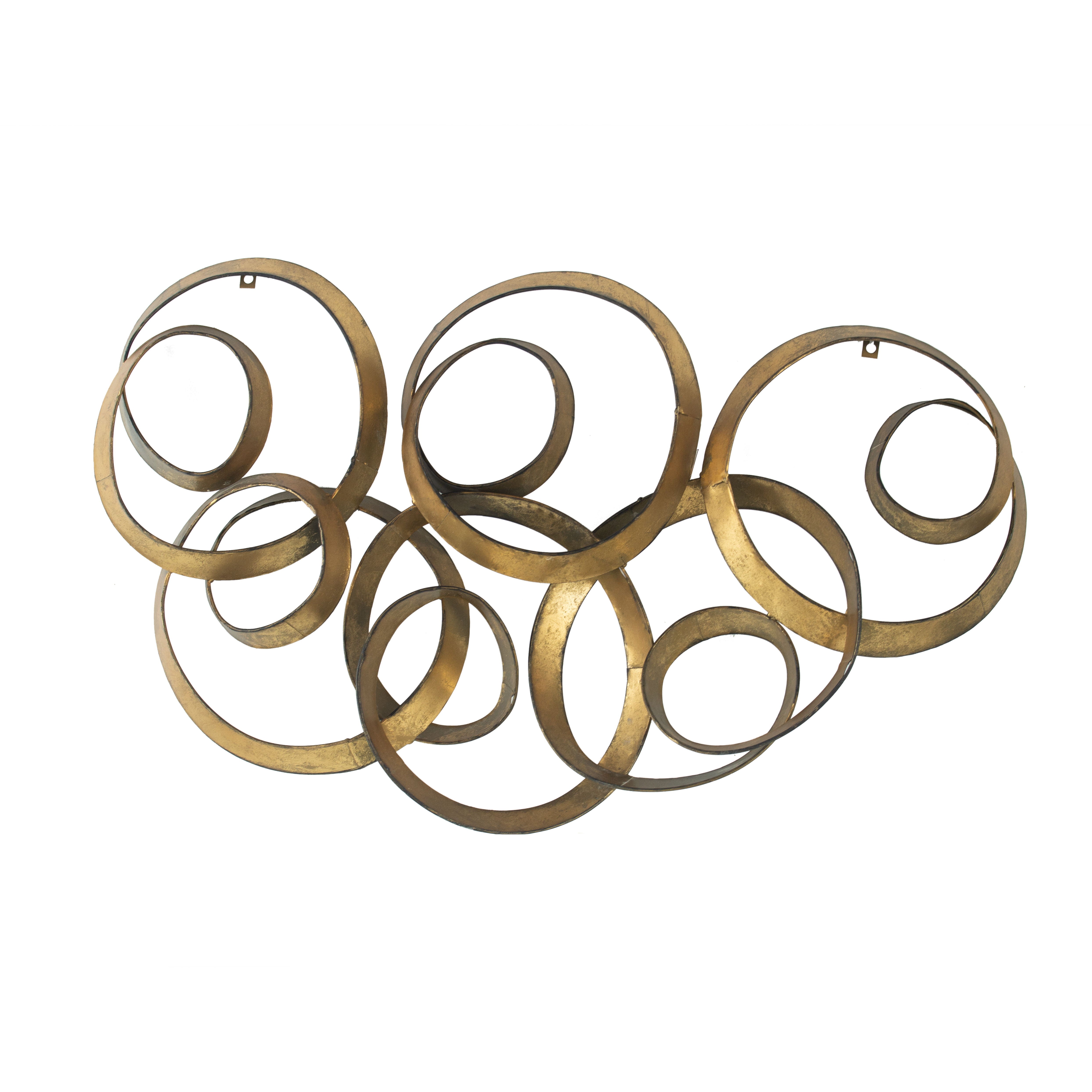 SerethaLeaf Wall Decor - Gold