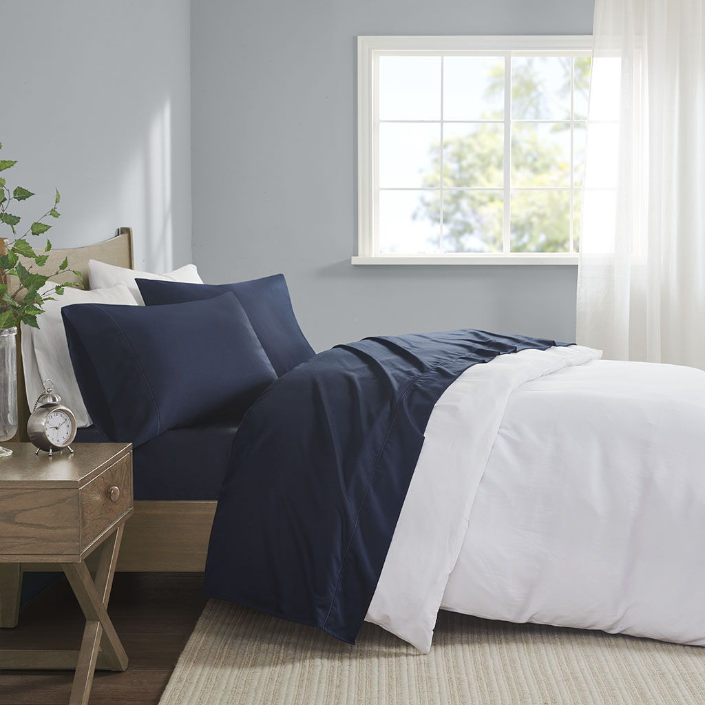 600 Thread Count - Queen Sheet Set - Navy