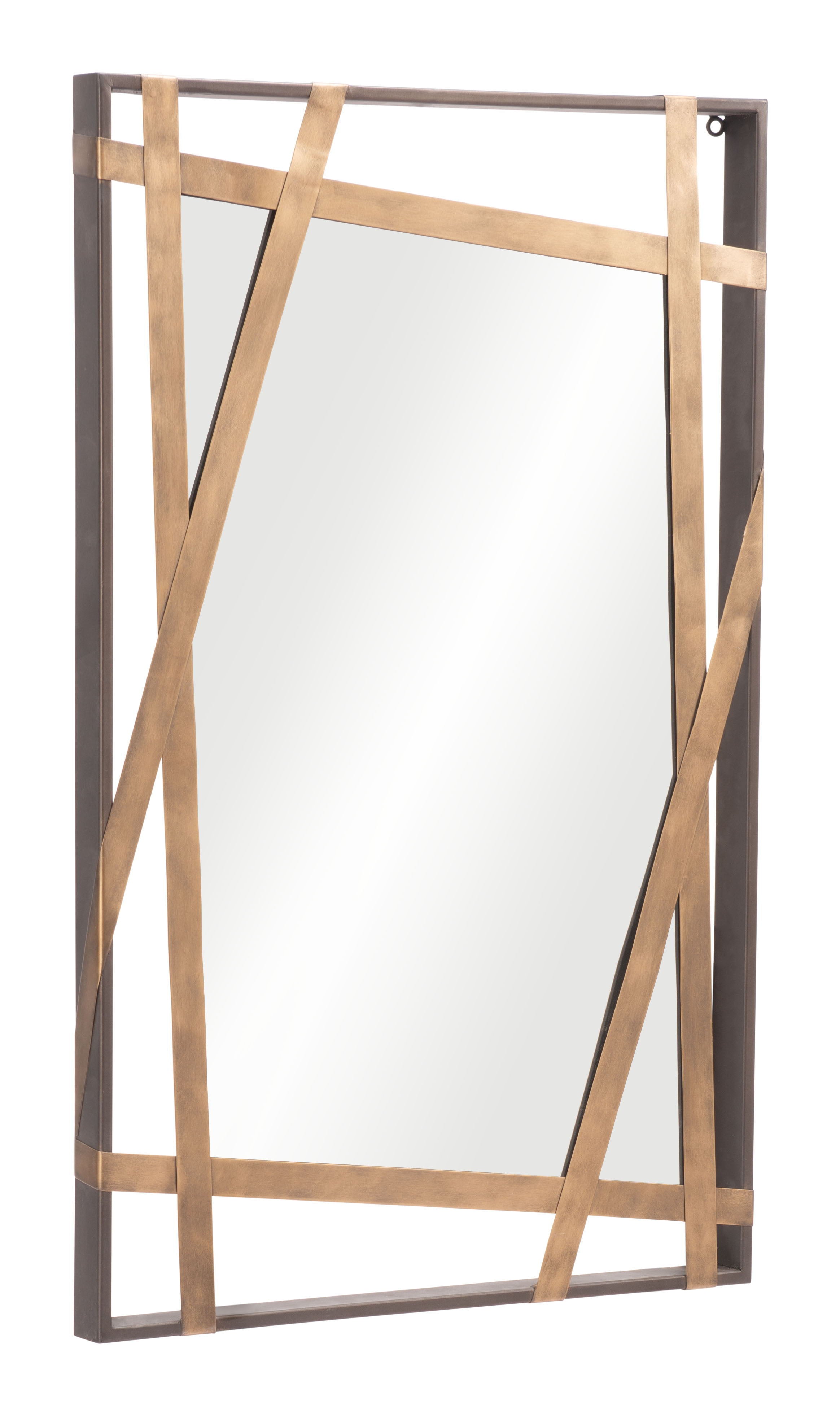 Tolix - Mirror - Antique Gold / Black