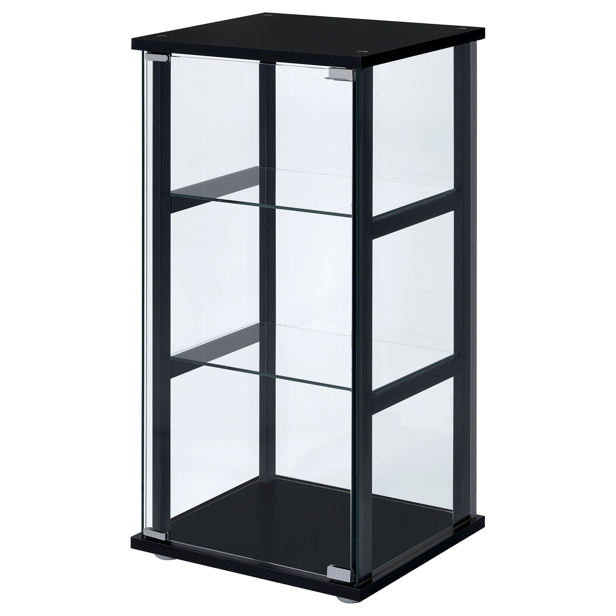 Callie - 3 Shelf Curio Cabinet - Black