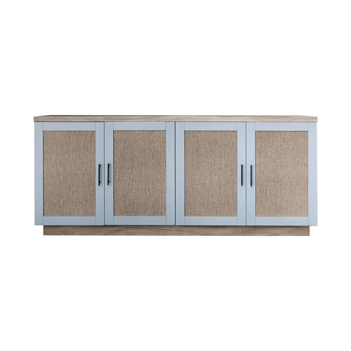 Mattie - Accent Cabinet - Wheat / Gray