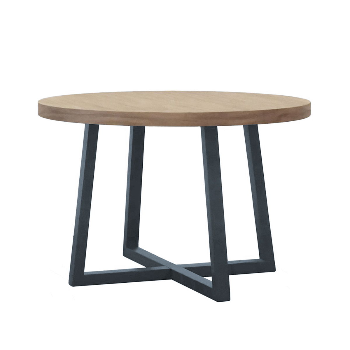 Reagan - Round Dining Table - Wheat / Slate