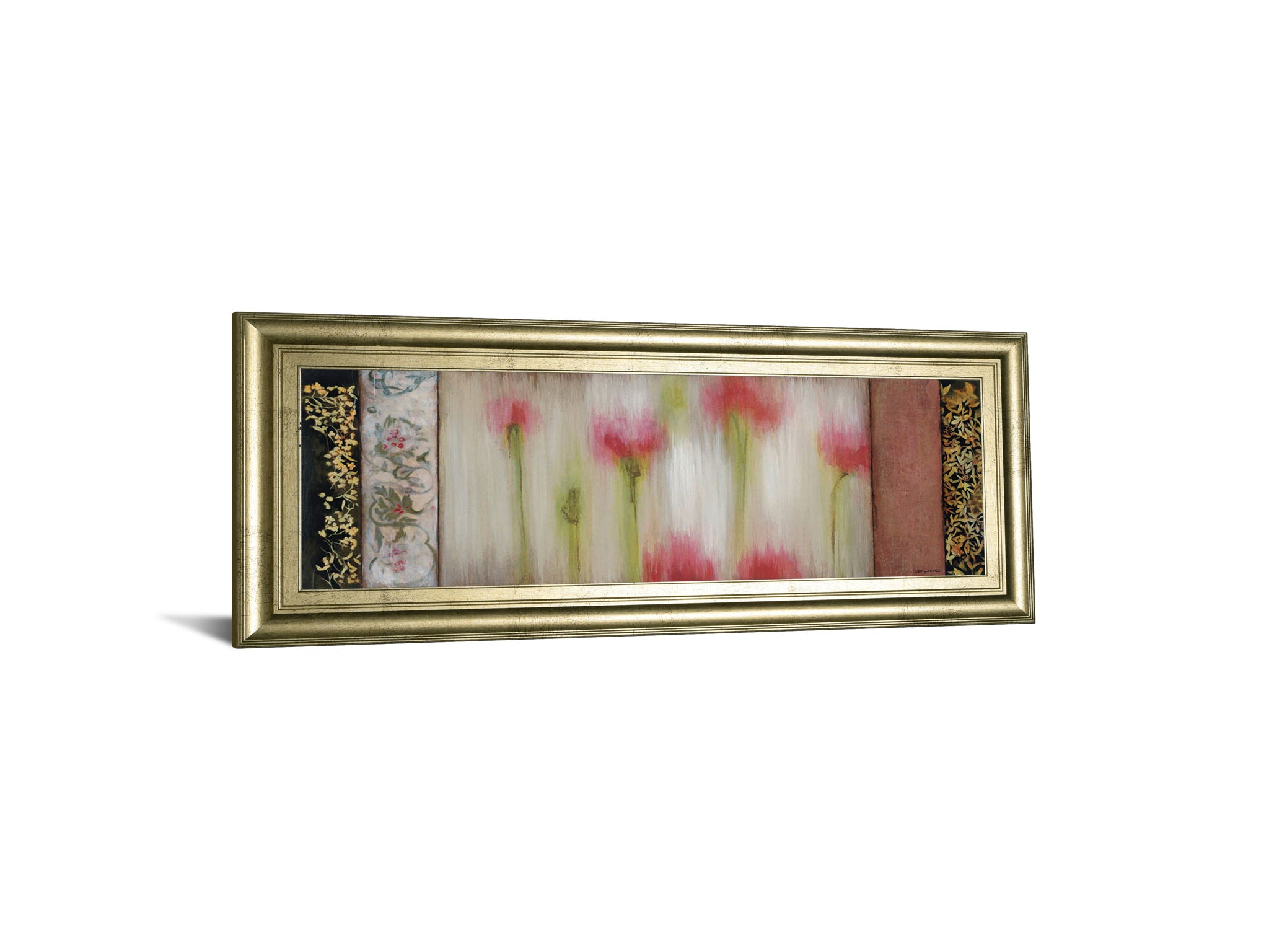 Rain Flower I By Dysart - Framed Print Wall Art - Beige