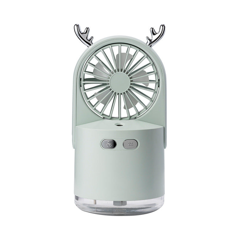 New Portable Water Cooling Spray USB Humidification Mini Fan Big Wind Humidifier Home Office Creative