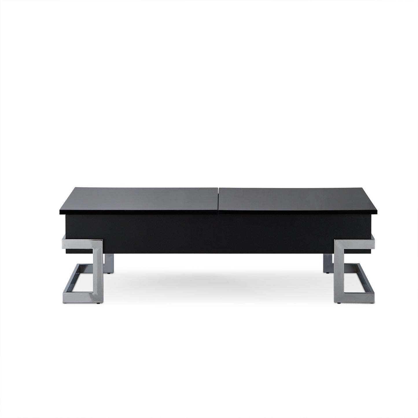 ACME Calnan Coffee Table in Black & Chrome 81855