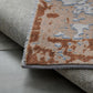 ZARA Collection Abstract Design Gray Brown Rust Machine Washable Super Soft Area Rug