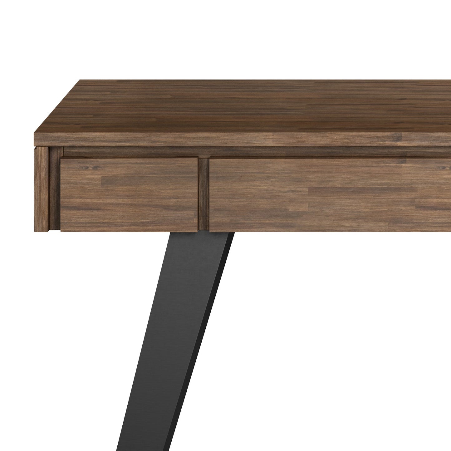 Lowry - Small Desk - Rustic Natural Aged Brown