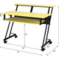 ACME Suitor Computer Desk, Yellow & Black 92904