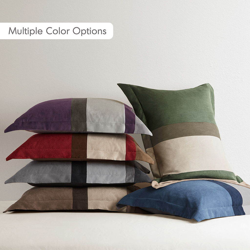Boulder Stripe - King/California King Pieced Comforter Set - Green