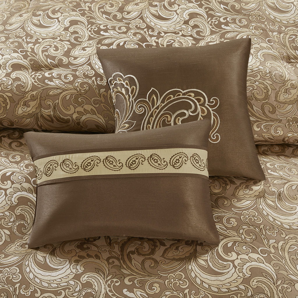 Brystol - Queen 24 Piece Room In A Bag - Brown