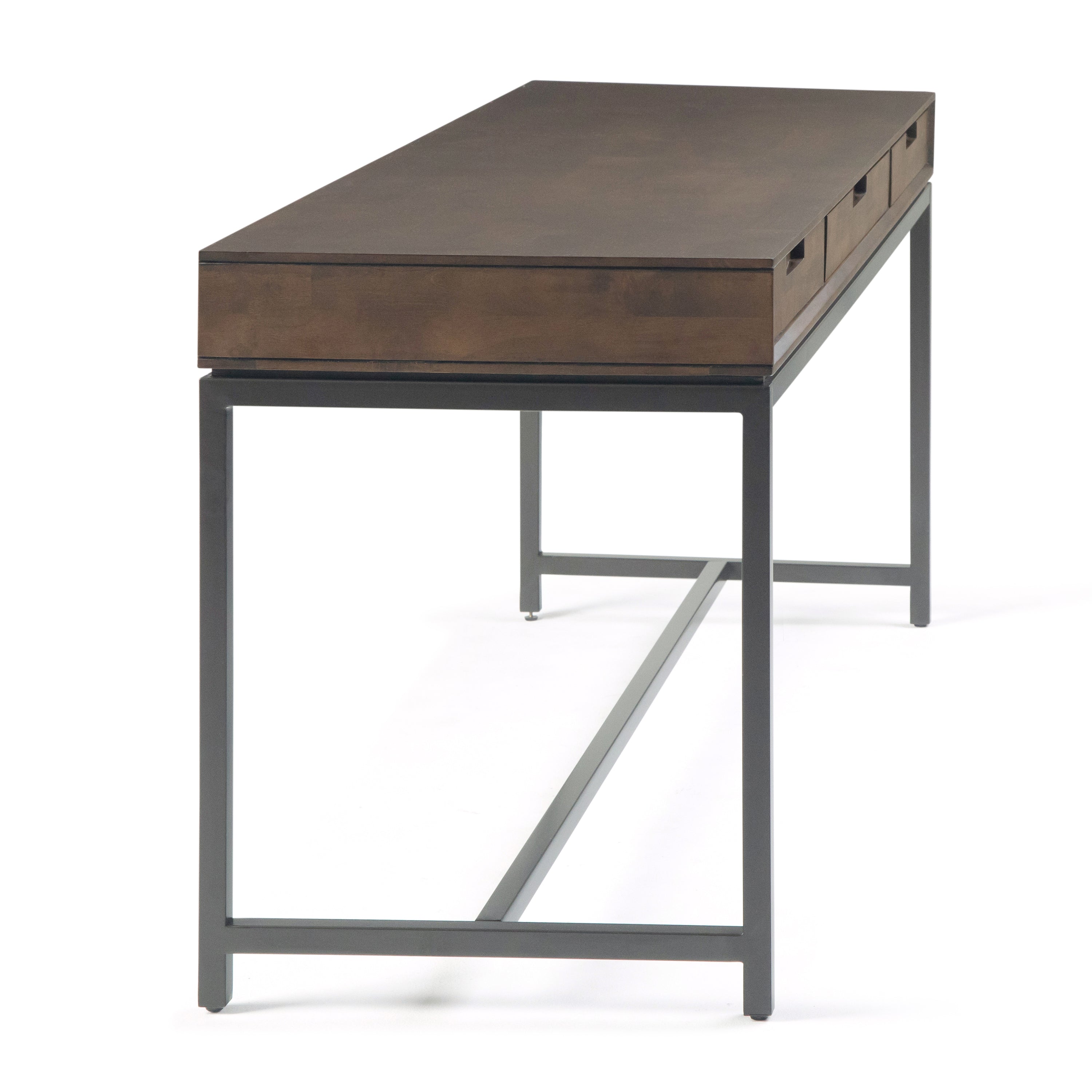 Banting - Mid Century Wide Desk - Walnut Brown