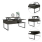 Lift Top Coffee Table Juvve, One Shelf, Carbon Espresso / Onyx Finish