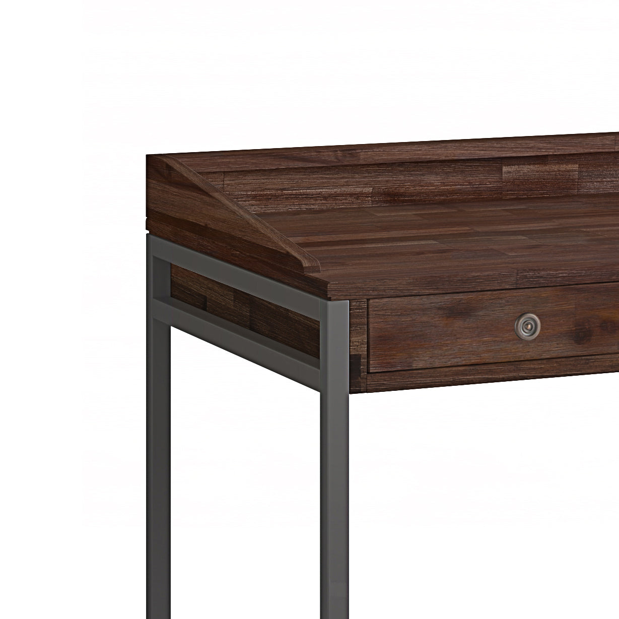 Ralston - Desk - Distressed Charcoal Brown