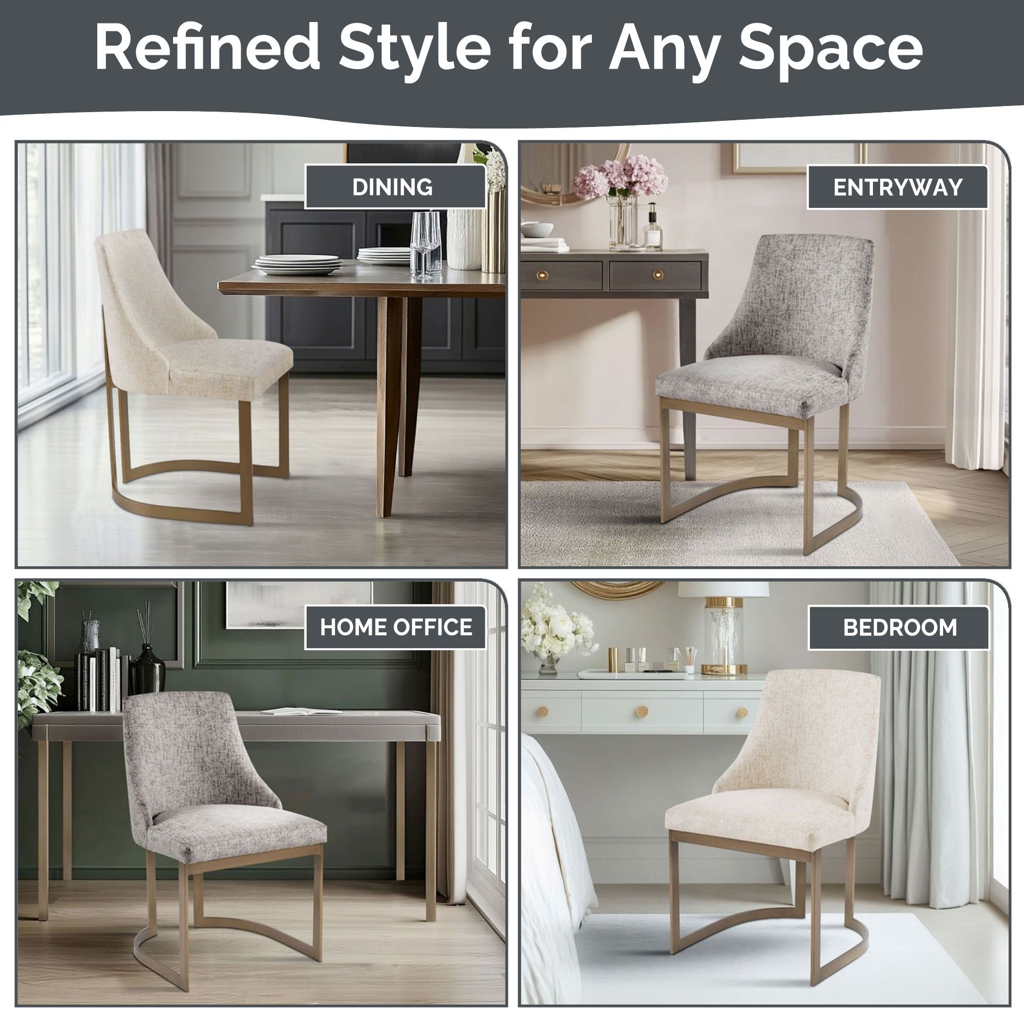 Bryce - Dining Chair (Set of 2) - Cream